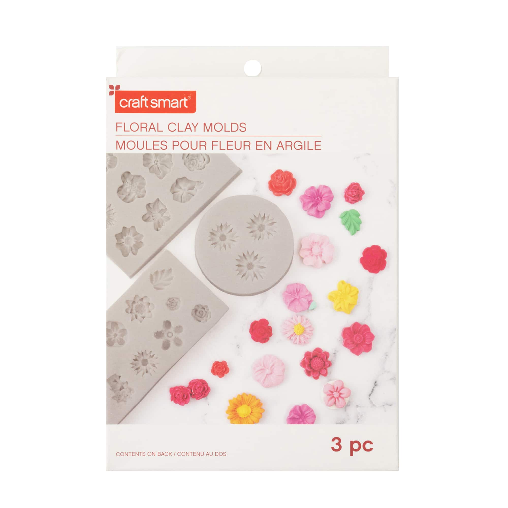 Floral Clay Molds by Craft Smart®